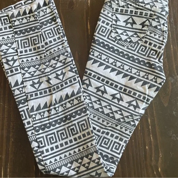 Checkered Boot Cut Jeans - Picture 3 of 3